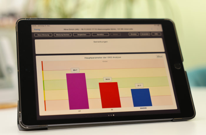 VNS HRM Stress Analyse Messgerät